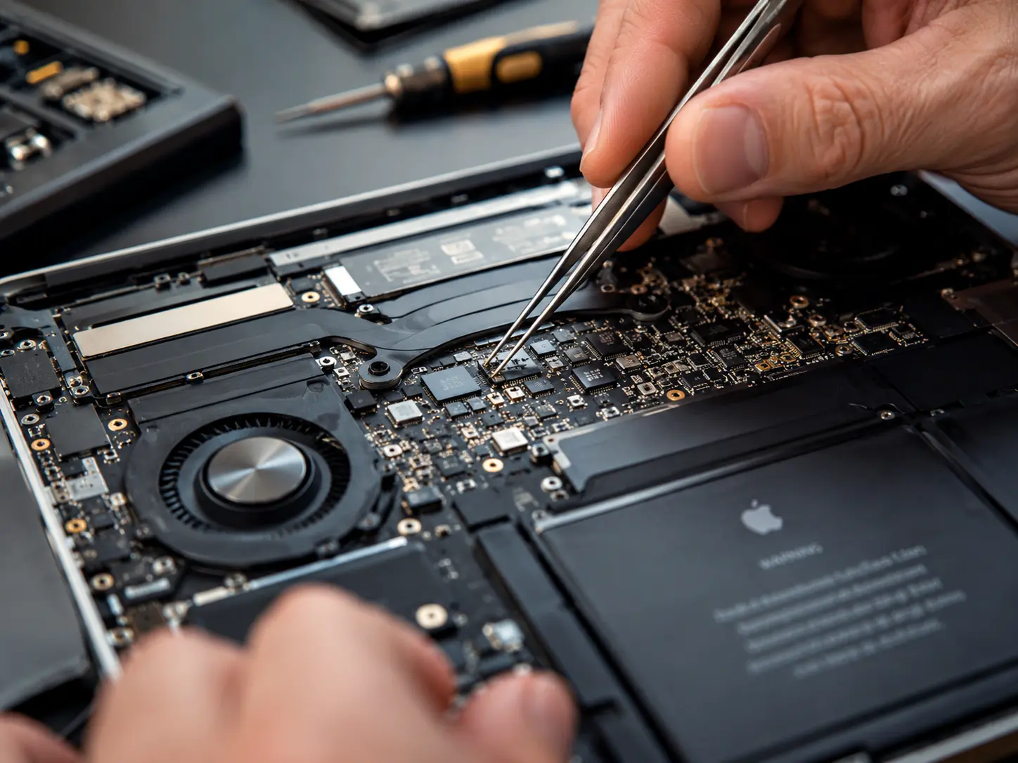 Reparación especializada de MacBook Pro y componentes Apple